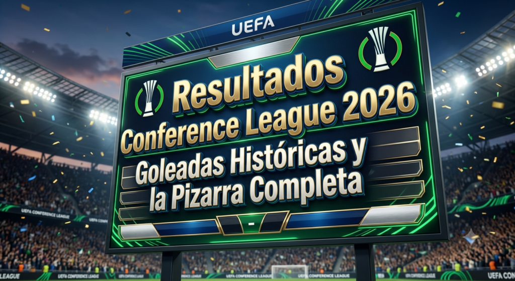 Resultados Conference League 2026: Goleadas Históricas y la Pizarra Completa