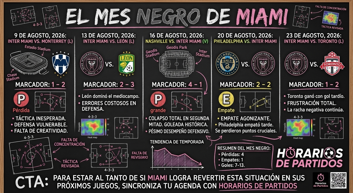 La Crisis del Inter Miami y el Mes Negro de Messi