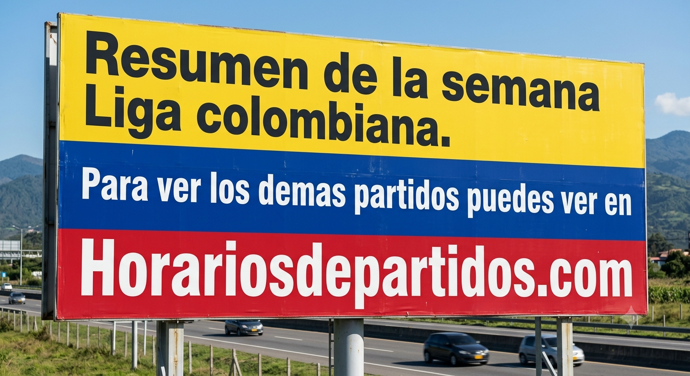 Resultados Liga Colombiana 2026